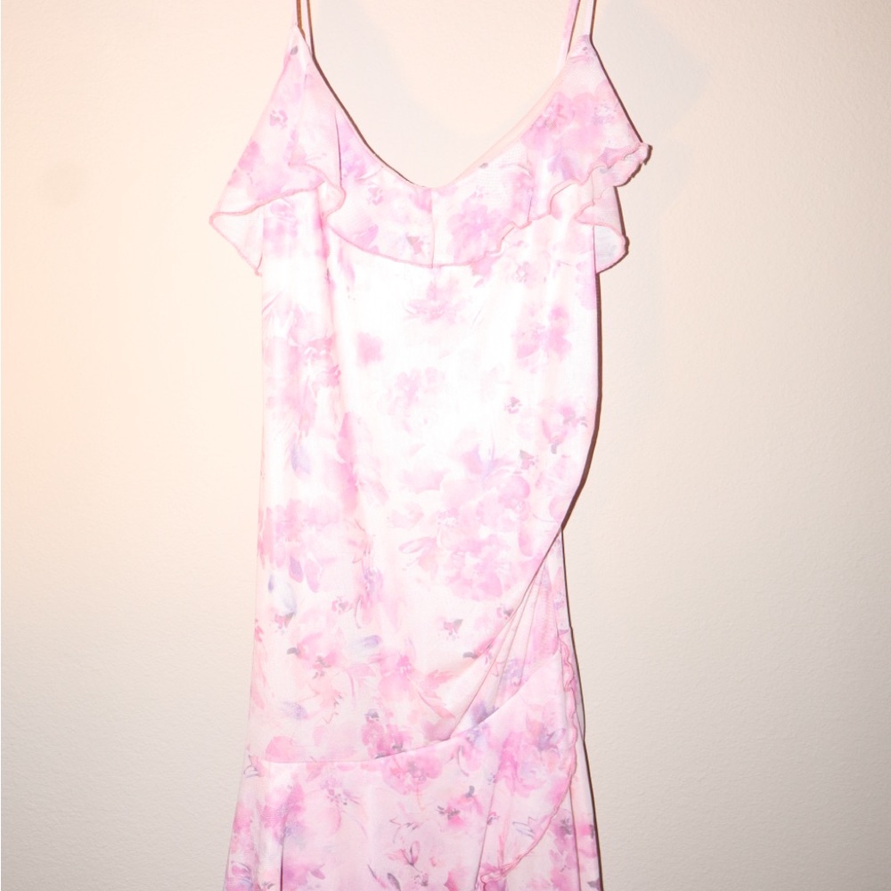 Pink Floral Dress